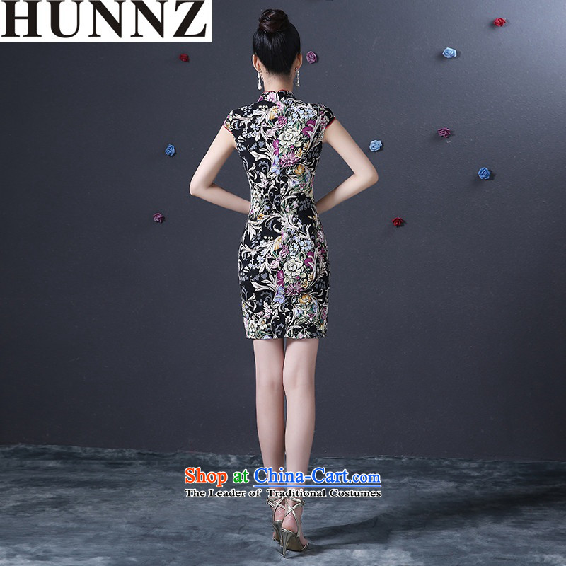     Korean stylish package HUNNZ shoulder of nostalgia for the improved version of 2015 New banquet dinner dress suit for toasting champagne bride dress L,HUNNZ,,, shopping on the Internet