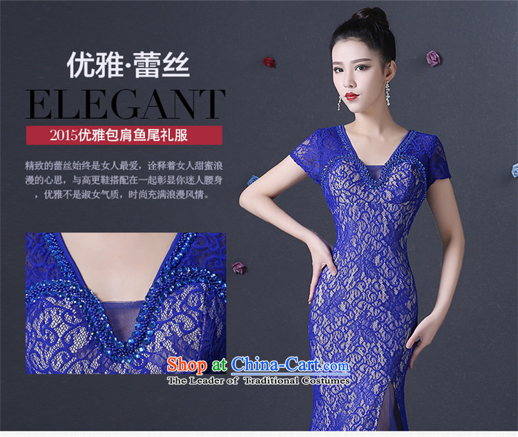     Crowsfoot video thin package HUNNZ shoulder Sau San minimalist 2015 New banquet dinner dress bride dress uniform Blue M pictures transmitted, prices, brand platters! The elections are supplied in the national character of distribution, so action, buy now enjoy more preferential! As soon as possible.