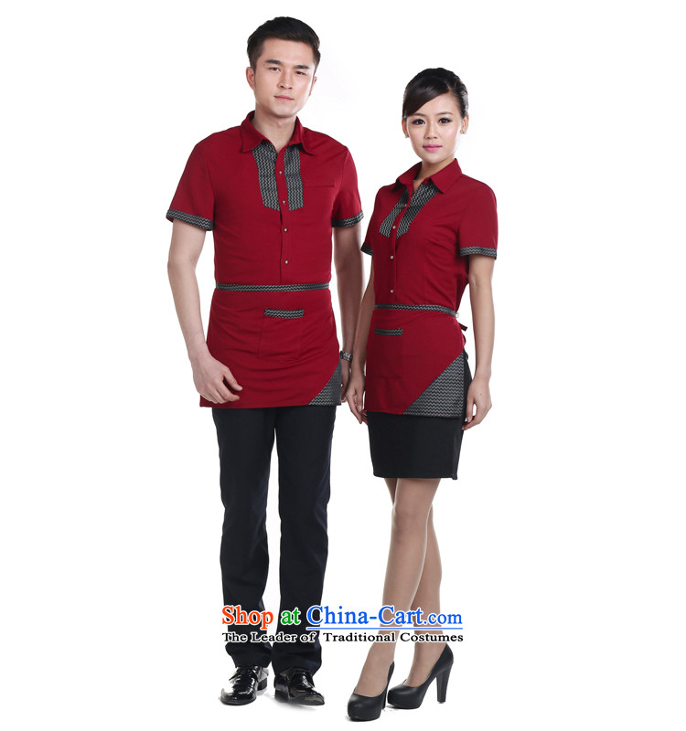 The hotel-hwan workwear summer female hotel short-sleeved clothing fast food restaurants cafe, purple, men and women XL Photo, prices, brand platters! The elections are supplied in the national character of distribution, so action, buy now enjoy more preferential! As soon as possible.