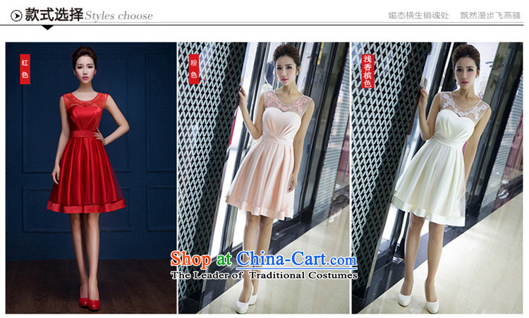 The new 2015 HUNNZ spring and summer short sleek minimalist Sau San larger bride dress bows bridesmaid service light clothing champagne color S picture, prices, brand platters! The elections are supplied in the national character of distribution, so action, buy now enjoy more preferential! As soon as possible.