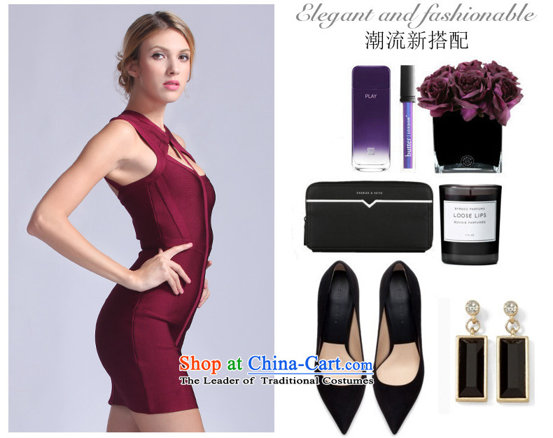 Hua Qi Avandia, winter new noble wine red hotel engraving small dress temperament video in shape thin dresses wine red M picture, prices, brand platters! The elections are supplied in the national character of distribution, so action, buy now enjoy more preferential! As soon as possible.