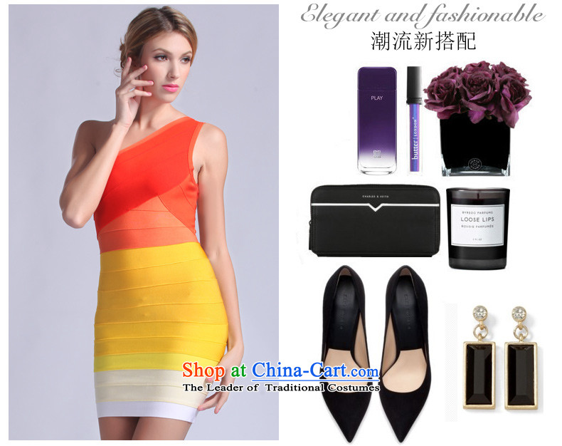Hua Qi Avandia, new sexy shoulder dress dresses aristocratic gradient and short of the package, forming the basis of Sau San gradient S pictures skirt, prices, brand platters! The elections are supplied in the national character of distribution, so action, buy now enjoy more preferential! As soon as possible.