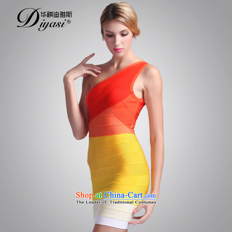 Hua Qi Avandia, new sexy shoulder dress dresses aristocratic gradient and short of the package, forming the basis of Sau San gradient S, China skirt Starke Avandia, , , , shopping on the Internet