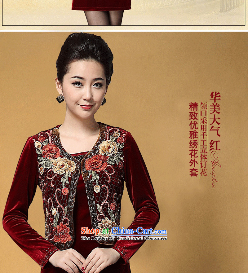 Feng Fei, Colombia15 2015 Autumn new wedding wedding ceremony in mother Kim velvet skirts older emulation two kits dresses #6220 violet XXL picture, prices, brand platters! The elections are supplied in the national character of distribution, so action, buy now enjoy more preferential! As soon as possible.