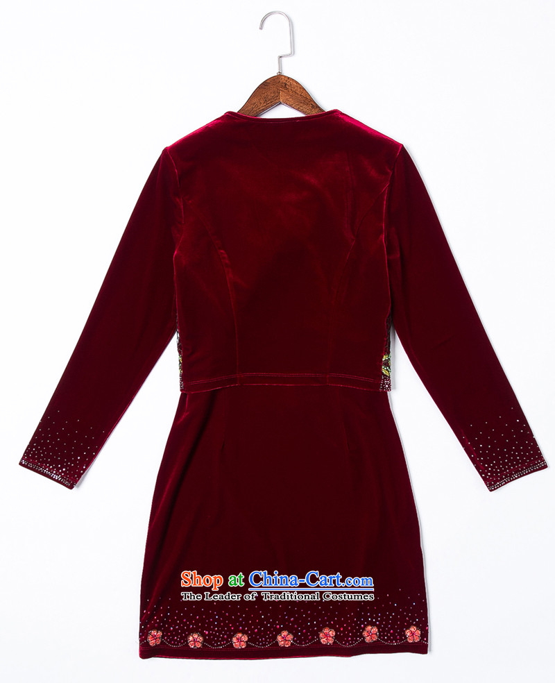 Feng Fei, Colombia15 2015 Autumn new wedding wedding her mother-in-law in both the mother wedding dresses emulation, older velvet #622 wine red XXXL picture, prices, brand platters! The elections are supplied in the national character of distribution, so action, buy now enjoy more preferential! As soon as possible.