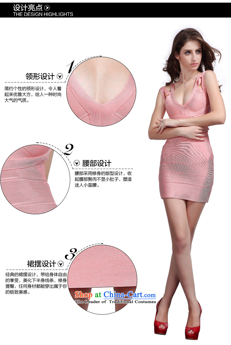 Hua Qi Avandia, 2015 New pink sexy V-Neck package and bandages skirt covered shoulders short of Sau San dresses pink M picture, prices, brand platters! The elections are supplied in the national character of distribution, so action, buy now enjoy more preferential! As soon as possible.