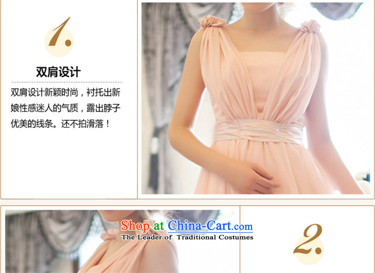     Large stylish HUNNZ Sau San 2015 new spring and summer sweet bridesmaid service bridal dresses evening dresses light champagne color pictures, prices, XXL brand platters! The elections are supplied in the national character of distribution, so action, buy now enjoy more preferential! As soon as possible.