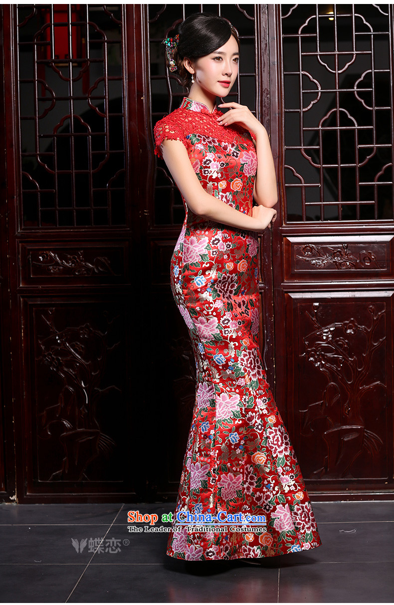 The Butterfly Lovers the summer and autumn of 2015, replacing the new Marriage bows service long retro crowsfoot cheongsam dress red Sau San improvement - pre-sale 5 days L pictures, prices, brand platters! The elections are supplied in the national character of distribution, so action, buy now enjoy more preferential! As soon as possible.