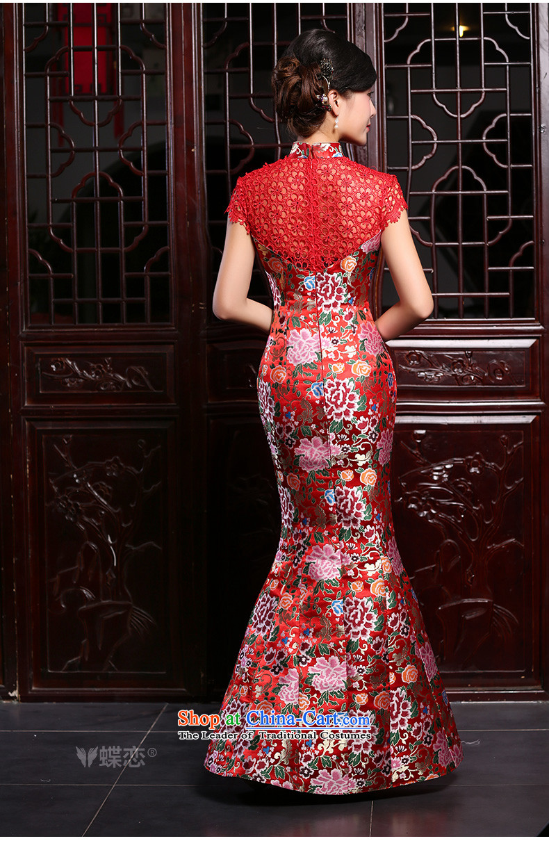 The Butterfly Lovers the summer and autumn of 2015, replacing the new Marriage bows service long retro crowsfoot cheongsam dress red Sau San improvement - pre-sale 5 days L pictures, prices, brand platters! The elections are supplied in the national character of distribution, so action, buy now enjoy more preferential! As soon as possible.