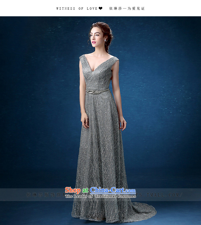 According to Lin Sha silver banquet evening dresses evening performances on the girl is under the auspices of the annual dress marriage tail evening dress skirt long XL Photo, prices, brand platters! The elections are supplied in the national character of distribution, so action, buy now enjoy more preferential! As soon as possible.