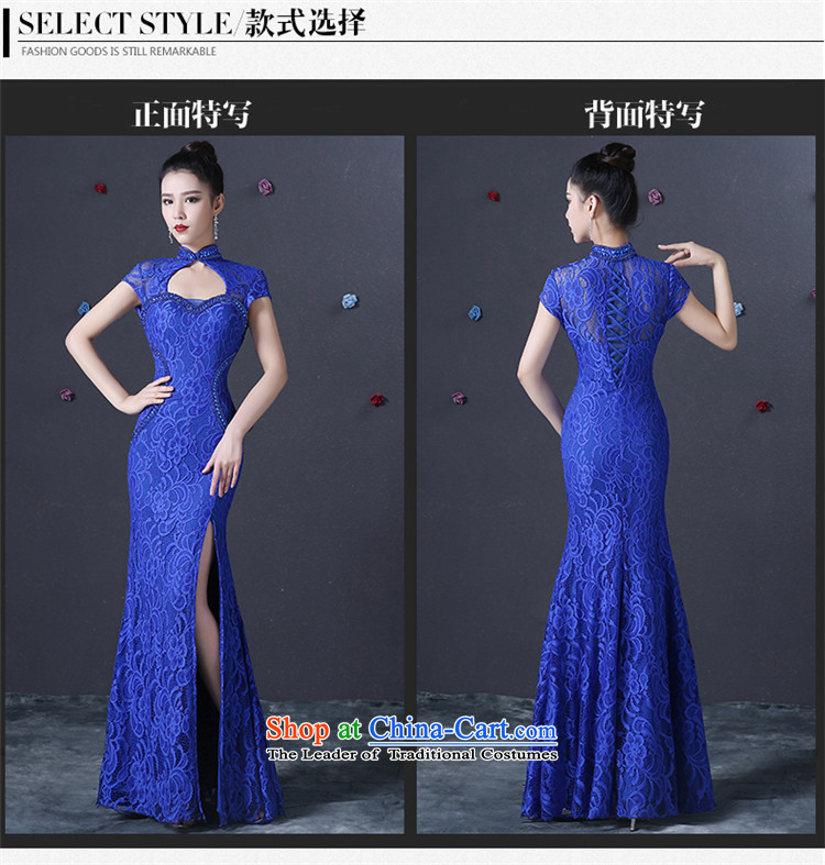Name of the new 2015 hannizi spring and summer short of Korean-style elegant qipao banquet evening dresses bride bows service S pictures, price blue, brand platters! The elections are supplied in the national character of distribution, so action, buy now enjoy more preferential! As soon as possible.