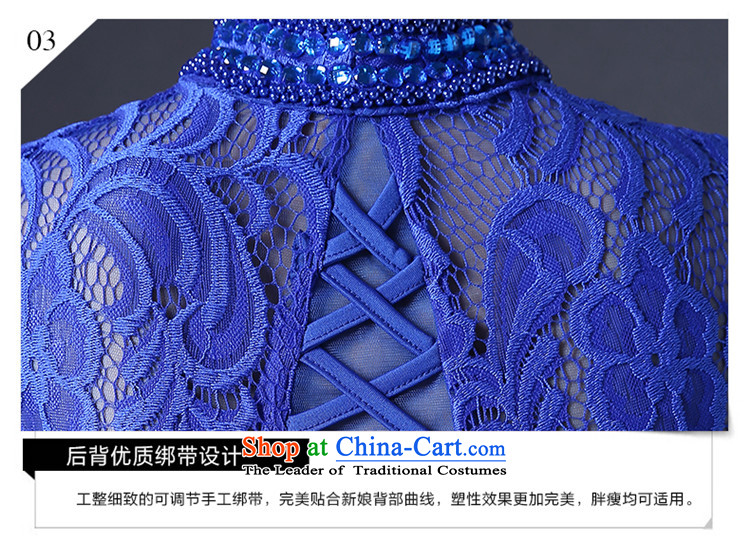 Name of the new 2015 hannizi spring and summer short of Korean-style elegant qipao banquet evening dresses bride bows service S pictures, price blue, brand platters! The elections are supplied in the national character of distribution, so action, buy now enjoy more preferential! As soon as possible.