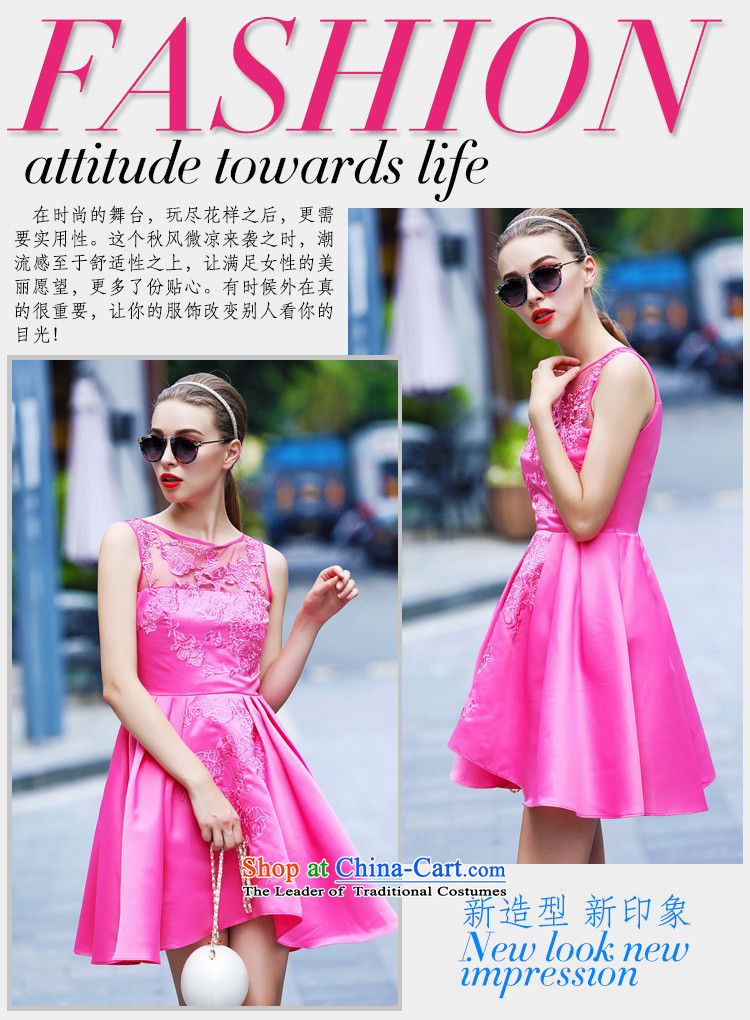 The fall of new products in Europe caynova2015 stylish elegance embroidered dress skirts of Sau San video thin red S picture in the, prices, brand platters! The elections are supplied in the national character of distribution, so action, buy now enjoy more preferential! As soon as possible.