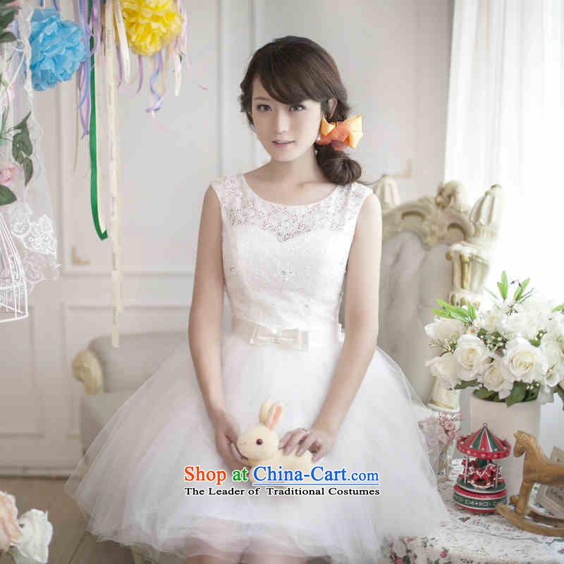      New stylish HUNNZ Spring/Summer 2015 Korean bridal dresses simple graphics thin large banquet dinner dress white XXL,HUNNZ,,, shopping on the Internet