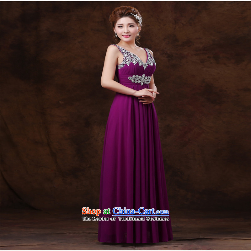 The name of the Korean trendy hannizi code 2015 new spring and summer tie bows service bridal dresses sweet purple , L, Korea, Gigi Lai (hannizi) , , , shopping on the Internet