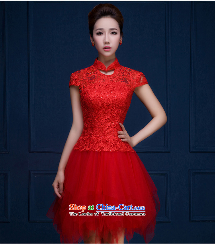 Name of the new trendy hannizi 2015 spring/summer gown bride retro short, banquet evening dress uniform red XXL toasting champagne picture, prices, brand platters! The elections are supplied in the national character of distribution, so action, buy now enjoy more preferential! As soon as possible.
