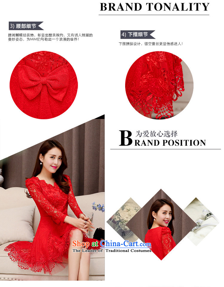On a drink service yi wedding dress bridesmaid Dress Short, bridal dresses married female wedding dresses skirt red red L picture, prices, brand platters! The elections are supplied in the national character of distribution, so action, buy now enjoy more preferential! As soon as possible.