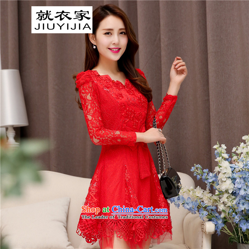 On a drink service yi wedding dress bridesmaid Dress Short, bridal dresses married female wedding dresses skirt red ,L,Red on Yi (jiuyijia) , , , shopping on the Internet