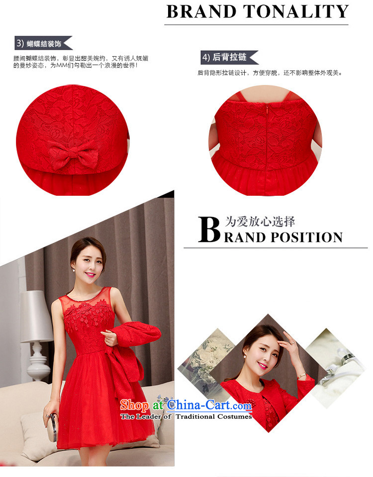 On a drink service yi wedding bridesmaid Service Bridal Wedding Dress Red Dress Short of sister dress bridesmaid skirt RED M picture, prices, brand platters! The elections are supplied in the national character of distribution, so action, buy now enjoy more preferential! As soon as possible.