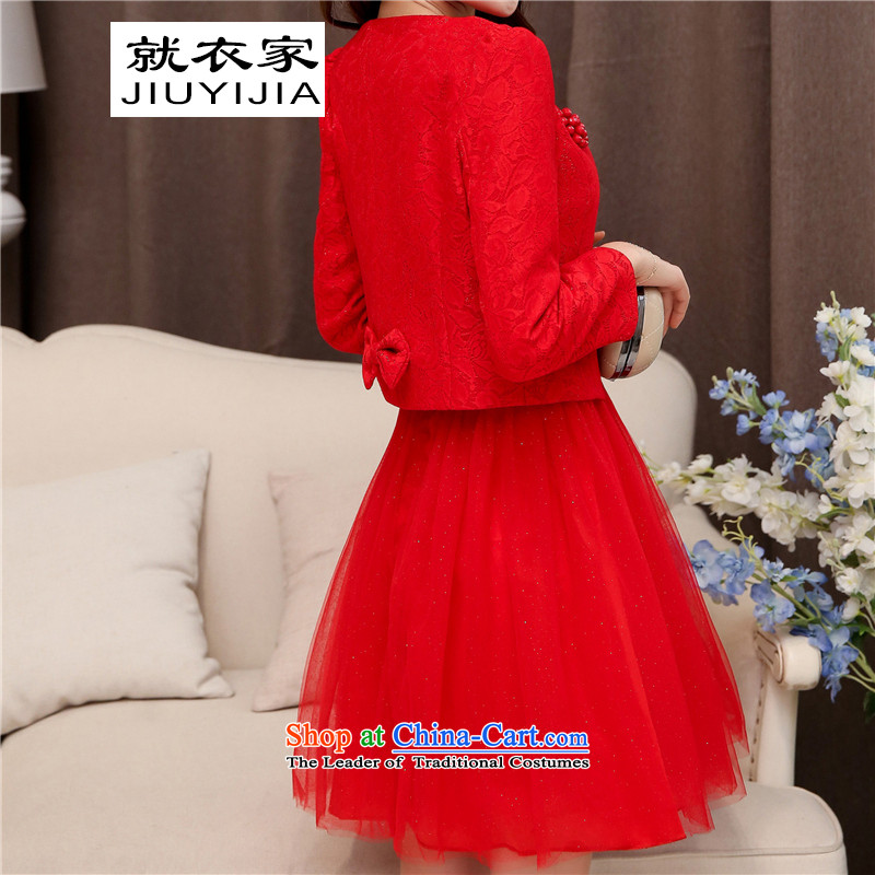 On a drink service yi wedding bridesmaid Service Bridal Wedding Dress Red Dress Short of sister dress bridesmaid skirt RED M on Yi (jiuyijia) , , , shopping on the Internet