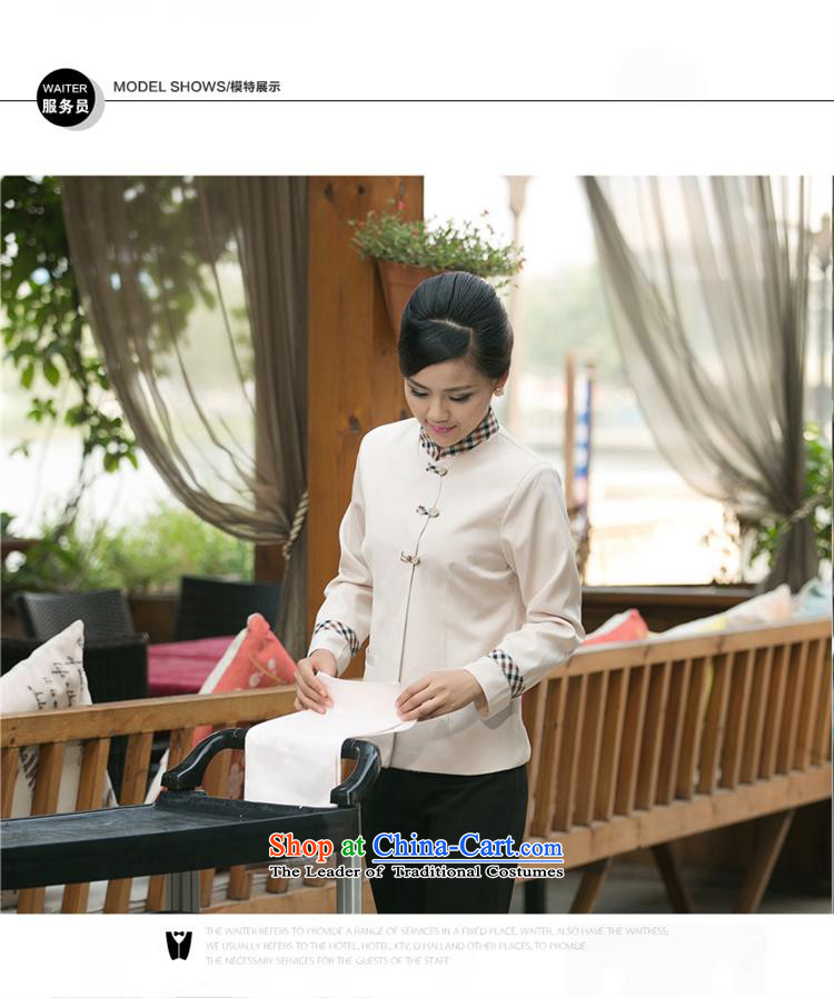 The Black Butterfly property hotel housekeeping of home economics clean clothing room cleaning services women Fall/Winter Collections long-sleeved T-shirt (Khaki) XXL picture, prices, brand platters! The elections are supplied in the national character of distribution, so action, buy now enjoy more preferential! As soon as possible.