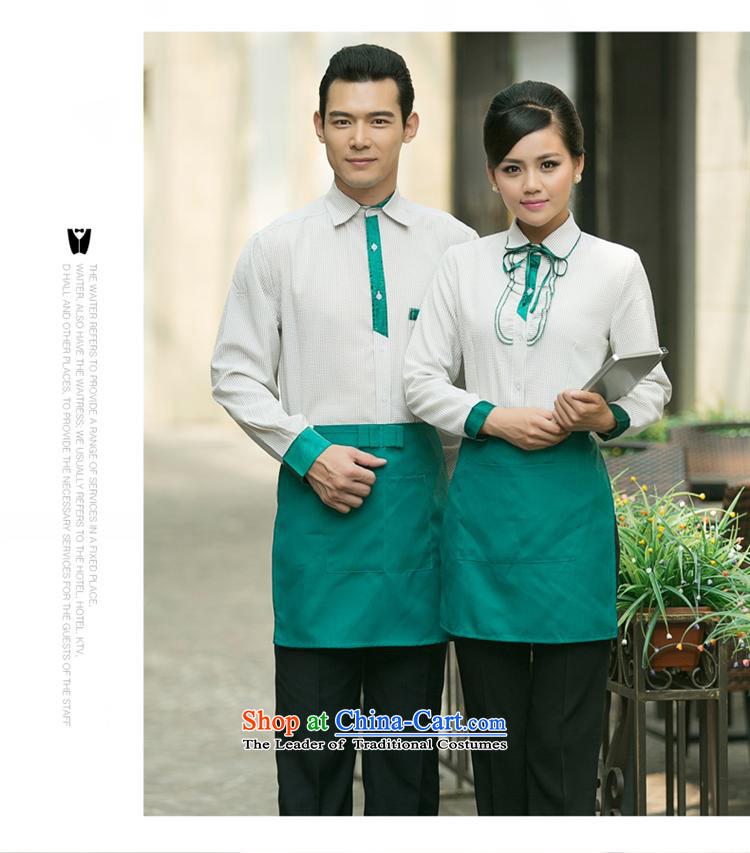 Long-sleeved black Butterfly restaurant the hotel hotel staff working clothes men Fall/Winter Collections Cafe (T-shirt + Female green apron XXXL) Picture, prices, brand platters! The elections are supplied in the national character of distribution, so action, buy now enjoy more preferential! As soon as possible.