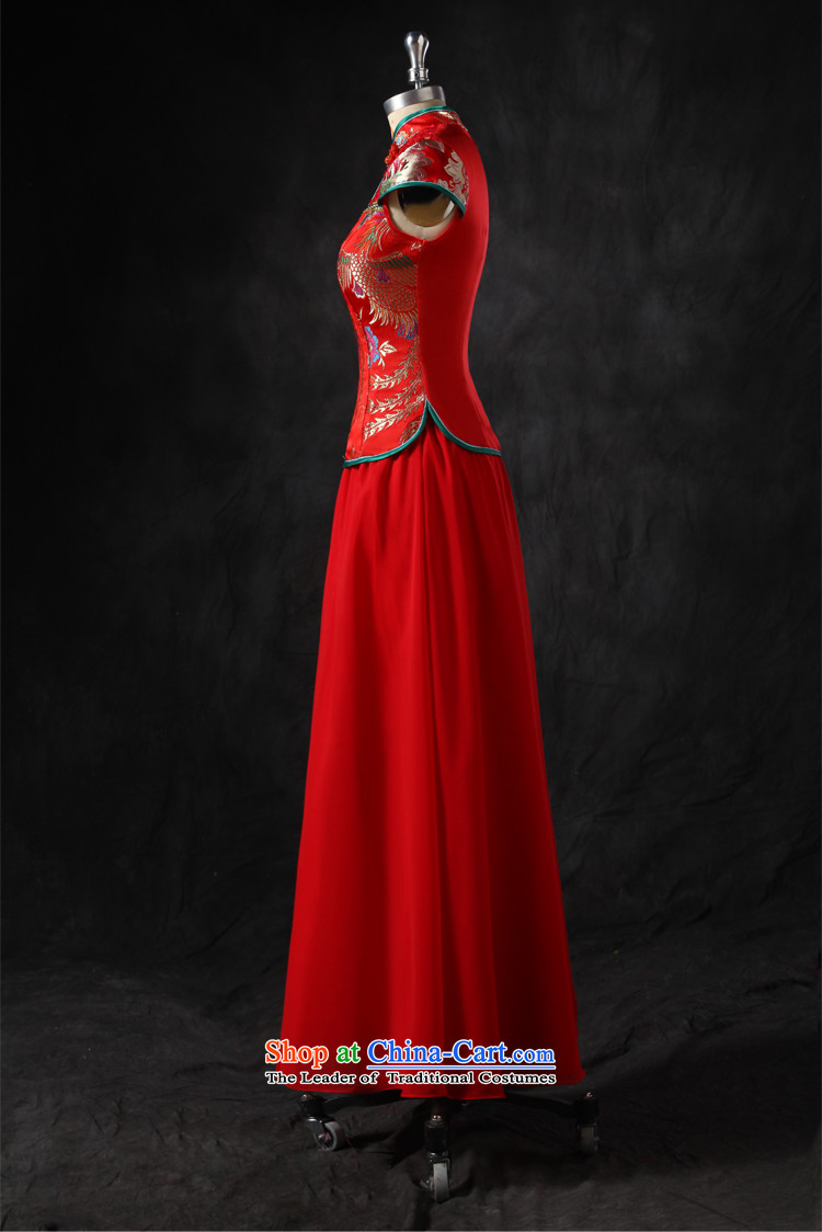 Oco2015 new wedding dresses marriages CHINESE CHEONGSAM red long-serving drink Wo Service retro summer female red L picture, prices, brand platters! The elections are supplied in the national character of distribution, so action, buy now enjoy more preferential! As soon as possible.