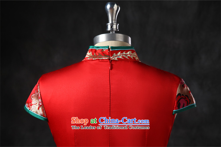 Oco2015 new wedding dresses marriages CHINESE CHEONGSAM red long-serving drink Wo Service retro summer female red L picture, prices, brand platters! The elections are supplied in the national character of distribution, so action, buy now enjoy more preferential! As soon as possible.