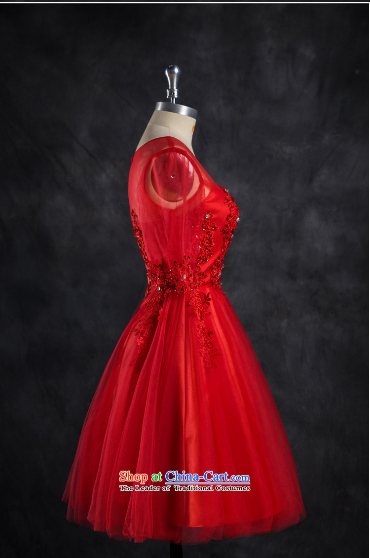 The new bride OCO2015 summer load marriage wedding dress moderator dress lace short, bows to female Diamond red L picture, prices, brand platters! The elections are supplied in the national character of distribution, so action, buy now enjoy more preferential! As soon as possible.