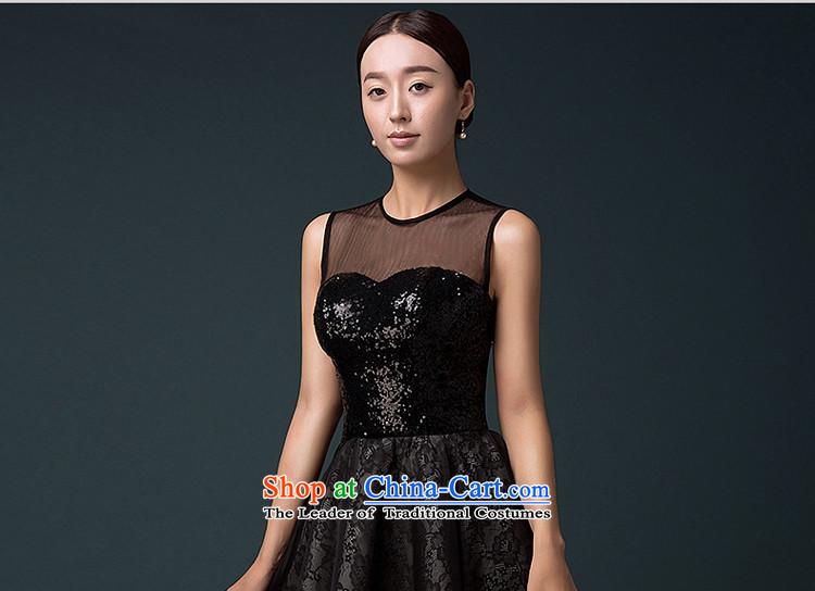 Hillo Lisa (XILUOSHA) banquet evening dresses 2015 new summer evening dresses, short lace black moderator small dress female bon bon skirt black L picture, prices, brand platters! The elections are supplied in the national character of distribution, so action, buy now enjoy more preferential! As soon as possible.