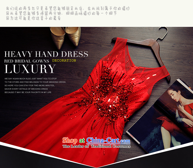 Noritsune bride 2015 new stylish evening dress marriage deep VA before small trailing marriages red dress new pre-sale fine custom red L picture, prices, brand platters! The elections are supplied in the national character of distribution, so action, buy now enjoy more preferential! As soon as possible.