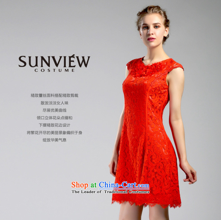 Yet some brands SUNVIEW/ women in summer and autumn the new bride with Sau San lace sleeveless wedding dresses SE0IL037 01 red 44/175/XL watermelon picture, prices, brand platters! The elections are supplied in the national character of distribution, so action, buy now enjoy more preferential! As soon as possible.