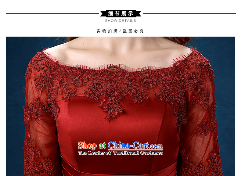 The bride bows service stylish Sau San wine red will the new 2015 Summer Wedding banquet dinner dress S picture, prices, brand platters! The elections are supplied in the national character of distribution, so action, buy now enjoy more preferential! As soon as possible.