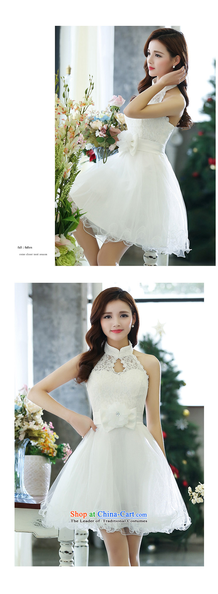 The advisory committee set up the new bride services 2015 lace fluoroscopy the yarn bon bon short) bridesmaid to skirt dress HSZM1516 white S picture, prices, brand platters! The elections are supplied in the national character of distribution, so action, buy now enjoy more preferential! As soon as possible.