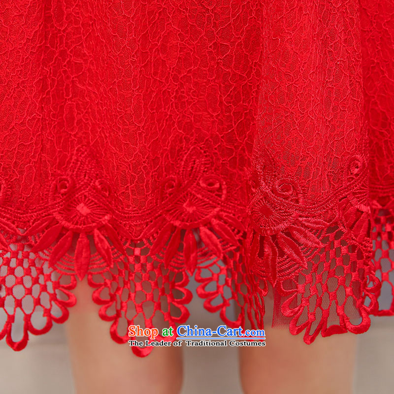 The advisory committee set up by 2015 new red bridesmaid dresses wedding dress marriage bows services wedding night wear skirts HSZM1525 replacing red bride XL, advisory, starring shopping on the Internet has been pressed.