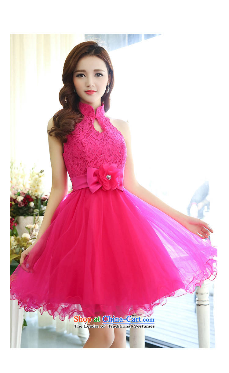 The Yin Yin snow 2015 new bride services lace fluoroscopy the yarn bon bon short) bridesmaid to skirt dress in red L Photo HSZM1516, prices, brand platters! The elections are supplied in the national character of distribution, so action, buy now enjoy more preferential! As soon as possible.