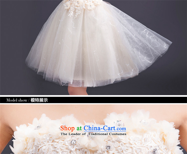 Name of the new 2015 hannizi spring and summer Korean bon bon skirt bride wedding dress bows and short of chest services champagne color S picture, prices, brand platters! The elections are supplied in the national character of distribution, so action, buy now enjoy more preferential! As soon as possible.