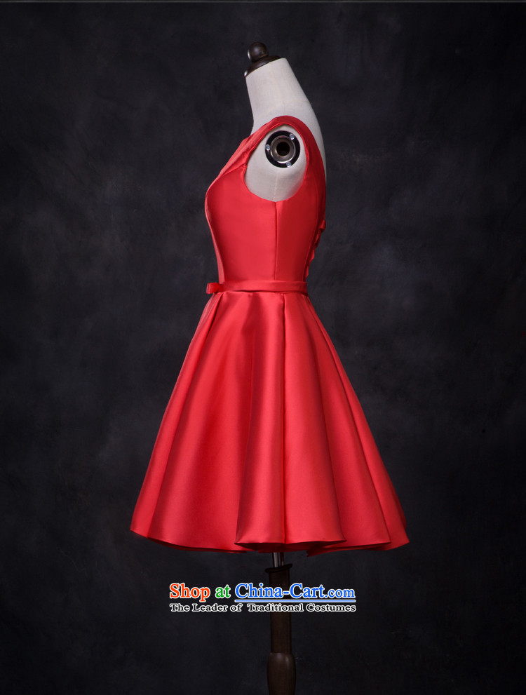 The TOCO bride wedding dress a field length of video thin skirts shoulder satin toasting champagne evening service marriage 2015 Spring/Summer New Red M picture, prices, brand platters! The elections are supplied in the national character of distribution, so action, buy now enjoy more preferential! As soon as possible.
