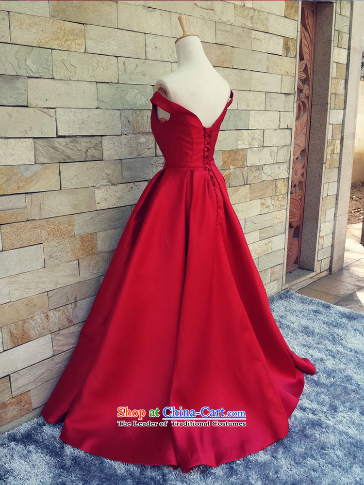The TOCO high-end Custom Word 2015 new shoulder red satin marriages bows service of the late fall in the Summer Wedding Dress Female Red L picture, prices, brand platters! The elections are supplied in the national character of distribution, so action, buy now enjoy more preferential! As soon as possible.