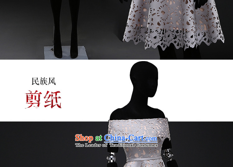 Hillo Lisa (XILUOSHA) banquet dinner dress short, Bridal Services Mr Ronald chairpersons bows dress Satin Paper Cutting in the autumn the word wedding dress shoulder black L picture, prices, brand platters! The elections are supplied in the national character of distribution, so action, buy now enjoy more preferential! As soon as possible.