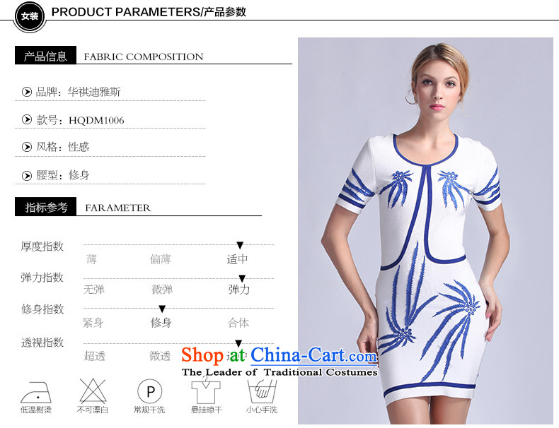 The original 2015 Spring/Summer new ethnic dress in shape and sexy package and bandages dresses & Gatherings performances white L picture, prices, brand platters! The elections are supplied in the national character of distribution, so action, buy now enjoy more preferential! As soon as possible.