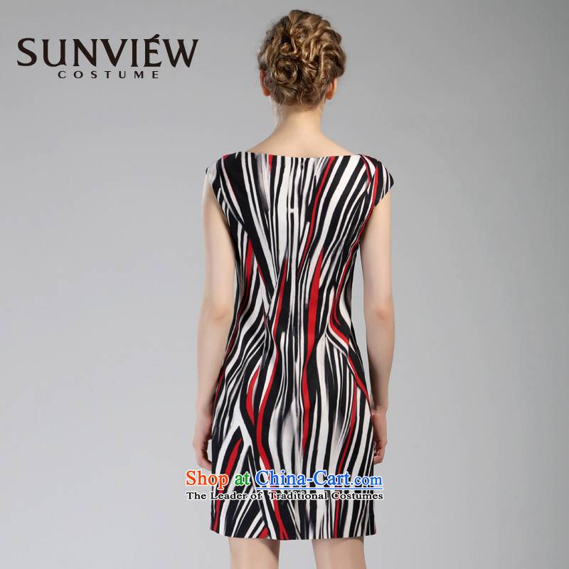 Yet some brands SUNVIEW/ female counters in spring and autumn 2015 genuine new mid-dress dresses SD0AL039 02 Red 40/165/M,SUNVIEW COSTUEM,,, shopping on the Internet