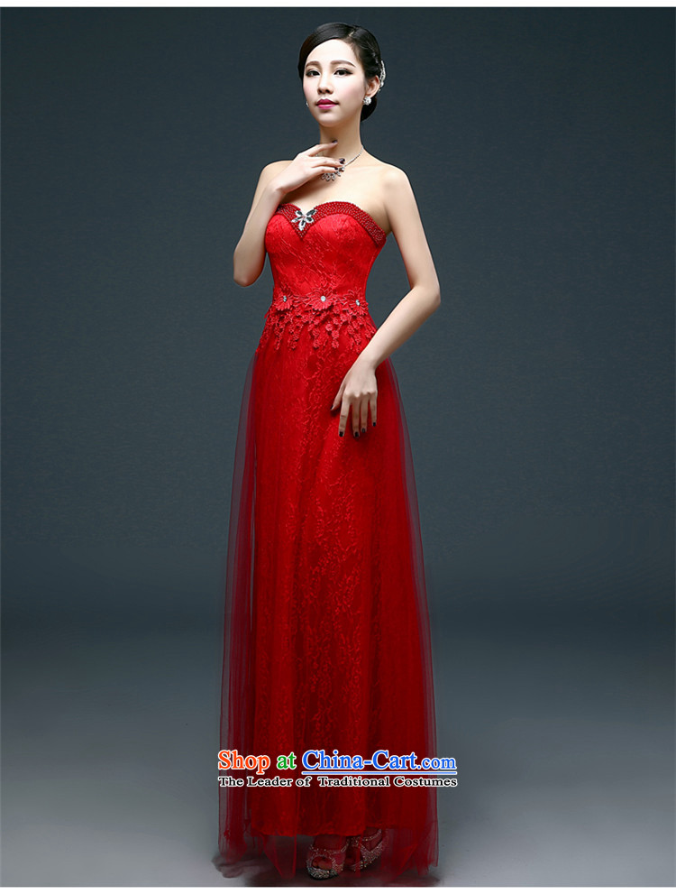 Name of the bows to the bride hannizi 2015 wedding dress tie long banquet evening dresses and chest bridesmaid services spring and summer red S picture, prices, brand platters! The elections are supplied in the national character of distribution, so action, buy now enjoy more preferential! As soon as possible.