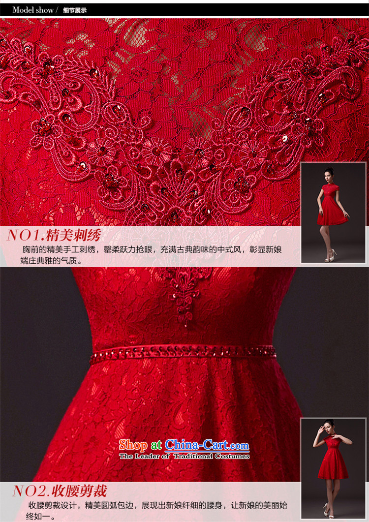Name of the bows services 2015 hannizi new Korean fashion lace bride wedding dress banquet evening dresses red XXL picture, prices, brand platters! The elections are supplied in the national character of distribution, so action, buy now enjoy more preferential! As soon as possible.
