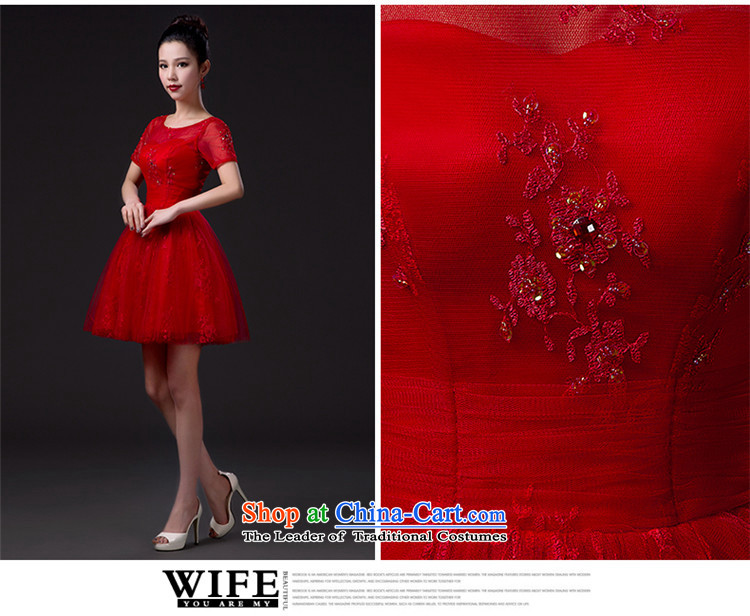 Name of the new 2015 hannizi Korean-style and simplicity brides wedding dress bows services 1 shoulder red red L picture, prices, brand platters! The elections are supplied in the national character of distribution, so action, buy now enjoy more preferential! As soon as possible.