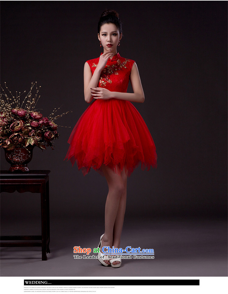 Name of the bride bows services hannizi 2015 Wedding Dress Short, lace Korean modern minimalist Sau San evening dresses RED M picture, prices, brand platters! The elections are supplied in the national character of distribution, so action, buy now enjoy more preferential! As soon as possible.