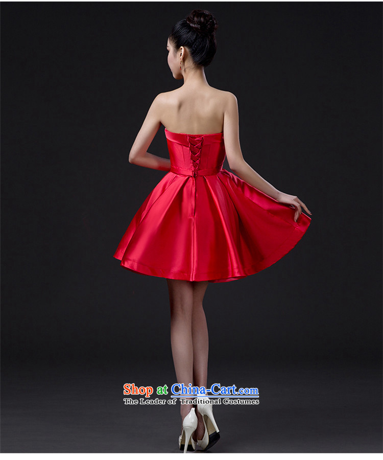 Name of products bridesmaid services 2015 hannizi new summer anointed chest red stylish bride bows services services dress RED M sister picture, prices, brand platters! The elections are supplied in the national character of distribution, so action, buy now enjoy more preferential! As soon as possible.