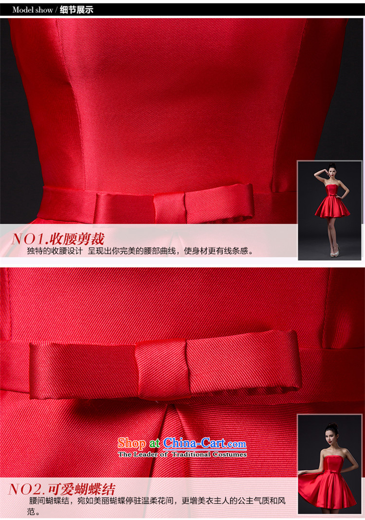 Name of products bridesmaid services 2015 hannizi new summer anointed chest red stylish bride bows services services dress RED M sister picture, prices, brand platters! The elections are supplied in the national character of distribution, so action, buy now enjoy more preferential! As soon as possible.