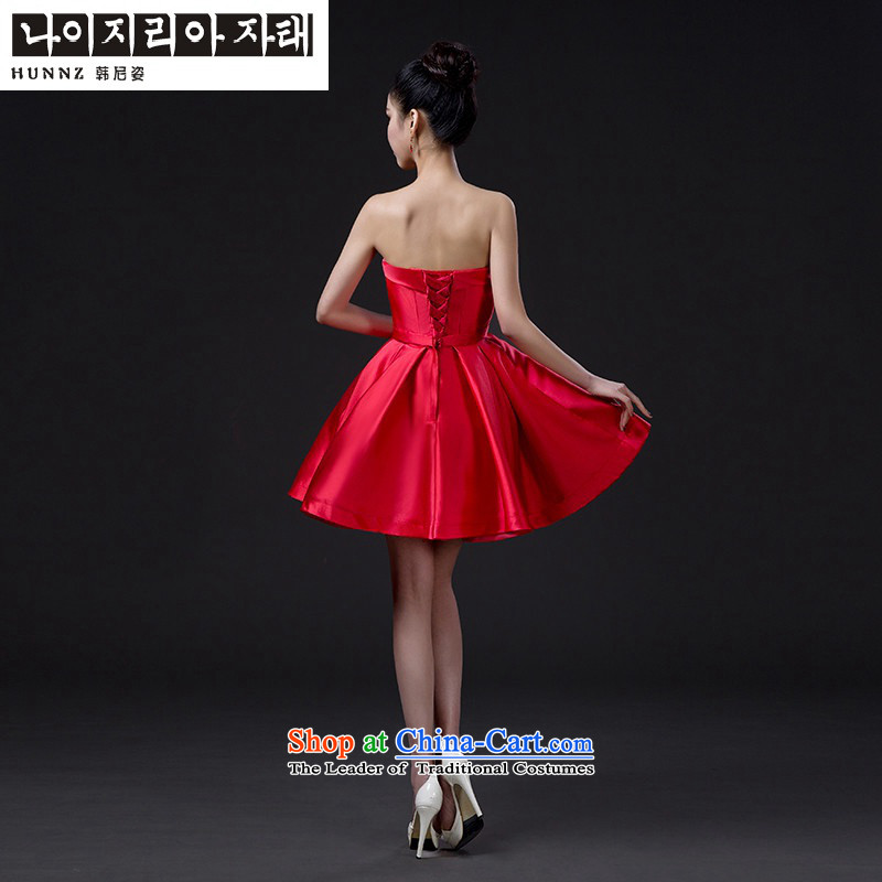 Name of products bridesmaid services 2015 hannizi new summer anointed chest red stylish bride bows services services dress RED M, sister, Gigi Lai (hannizi won) , , , shopping on the Internet