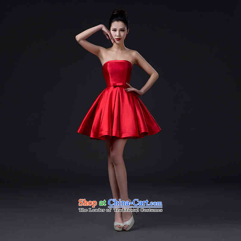 Name of products bridesmaid services 2015 hannizi new summer anointed chest red stylish bride bows services services dress RED M, sister, Gigi Lai (hannizi won) , , , shopping on the Internet
